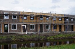 Bouw van 38 nieuwe huurwoningen in de wijk Skoatterwâld Heerenveen vordert