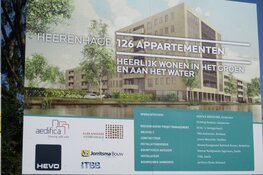 Bouw van appartementen Heerenhage Heerenveen in volle gang