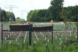 Aanleg zonnepark aan de Omweg in Heerenveen vordert gestaag