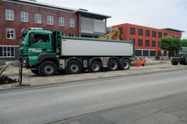 Wegwerkzaamheden K.R. Poststraat in volle gang