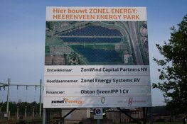 Bouw zonnepark Omweg Heerenveen Energy park vordert