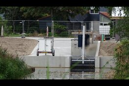 Bouw gemaal Feansicht nabij Heerenveen vordert