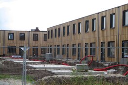 Afbouwfase 38 woningen wijk Skoatterwald Heerenveen vordert