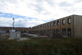 Afbouwfase 38 woningen wijk Skoatterwald Heerenveen vordert