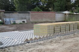 Aanleg parkeerterrein Helomalaan Heerenveen vordert