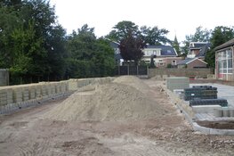 Aanleg parkeerterrein Helomalaan Heerenveen vordert