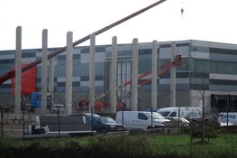 Uitbreiding van het distributie centrum van de Lidl in Heerenveen vordert!