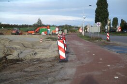 Aanleg en grondwerkzaamheden nieuwe rotonde Mercurius en K.R. Poststraat in beeld