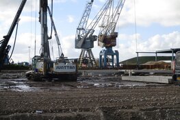 Heiwerkzaamheden en bouw nieuwe huizenfabriek aan de Wetterwille in Heerenveen volop bezig!