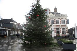 Kerstbomen in het centrum van Heerenveen fraai versierd