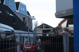 Sloop voormalig kantoor gebouw aan de van Riesenstraat in Heerenveen begonnen!