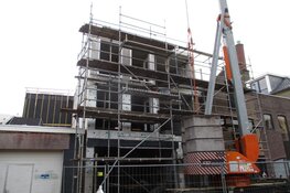 Nieuwbouw appartementen en winkelruimte Gedempte Molenwijk Heerenveen vordert