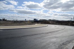 Aanleg nieuwe rotonde in Heerenveen vordert