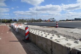 Aanleg nieuwe rotonde in Heerenveen vordert