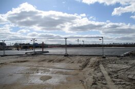 Aanleg nieuwe rotonde in Heerenveen vordert