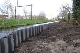 Werkzaamheden waterkeringen wijk de Greiden in Heerenveen in beeld