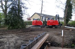 Werkzaamheden waterkeringen wijk de Greiden in Heerenveen in beeld