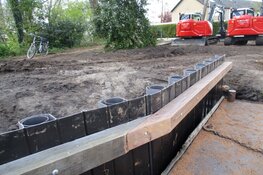 Werkzaamheden waterkeringen wijk de Greiden in Heerenveen in beeld