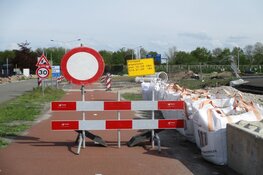 Wegwerkzaamheden aan de Mercurius in Heerenveen