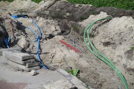 Wegwerkzaamheden aan de Mercurius in Heerenveen