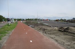 Wegwerkzaamheden aan de Mercurius in Heerenveen