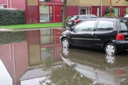 Wateroverlast door regenbuien in Heerenveen