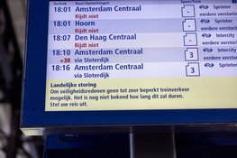 Landelijk treinverkeer grotendeels plat door telefoonstoring