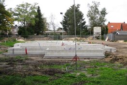 Bouw woningen nieuwbouw project plan Brandenburg in Oudeschoot vordert