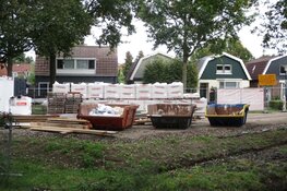 Bouw woningen nieuwbouw project plan Brandenburg in Oudeschoot vordert