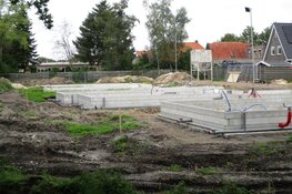 Bouw woningen nieuwbouw project plan Brandenburg in Oudeschoot vordert