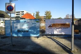Bouw van woningen en appartementen aan de Nieuwstraat in Heerenveen vordert