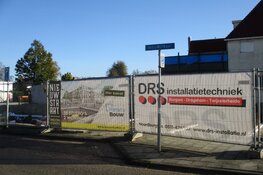 Bouw van woningen en appartementen aan de Nieuwstraat in Heerenveen vordert