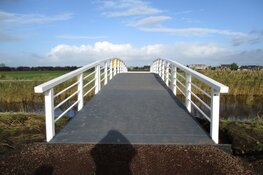 Fiets en voetgangersbrug Veenscheiding Nijehaske verlaagd en verbeterd