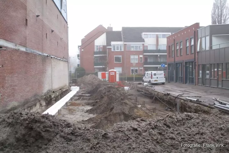 Grondwerkzaamheden voor bouw woningen Van Riesenstraat vordert