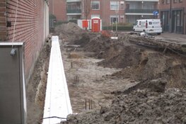 Grondwerkzaamheden voor bouw woningen Van Riesenstraat vordert