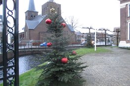 Centrum van Heerenveen geheel in kerstsfeer