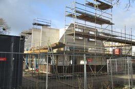 Bouw woningen nieuwbouw project plan Brandenburg in Oudeschoot vordert