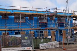 Bouw van vier woningen aan de van Cuckstraat in Heerenveen vordert!