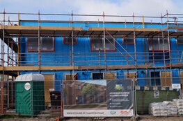 Bouw van vier woningen aan de van Cuckstraat in Heerenveen vordert!