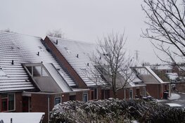 Winterse omstandigheden in Heerenveen