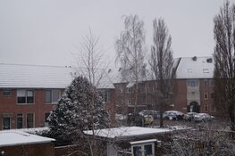 Winterse omstandigheden in Heerenveen
