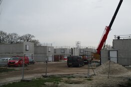 Bouw van woningen nieuwbouw project ´de Treffe´ wijk Skoatterwald vordert!