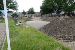 Werkzaamheden aan de Industrieweg in Heerenveen