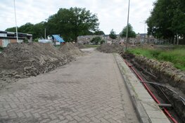 Werkzaamheden aan de Industrieweg in Heerenveen