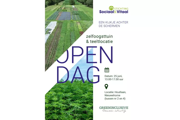 Open dag zelfoogsttuin Stichting Sociaal en Vitaal