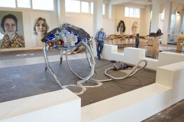 Kunstroute Open Stal in Oldeberkoop trekt nodige bezoekers