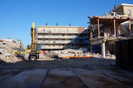 Sloop voormalig kantoorgebouw in Heerenveen vordert!