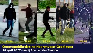 Gezocht: Stenengooiers bij voetbalrellen SC Heerenveen - FC Groningen
