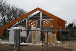 Bouw van nieuwe werklocatie Heidewoud in Oranjewoud vordert gestaag