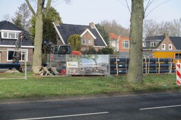 Fietspad langs de Oranje Nassaulaan in Heerenveen gestremd